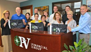 PV Financial Group With Flags, Group Photo 2019