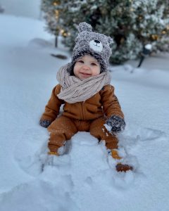 Chatham enjoying his first winter!